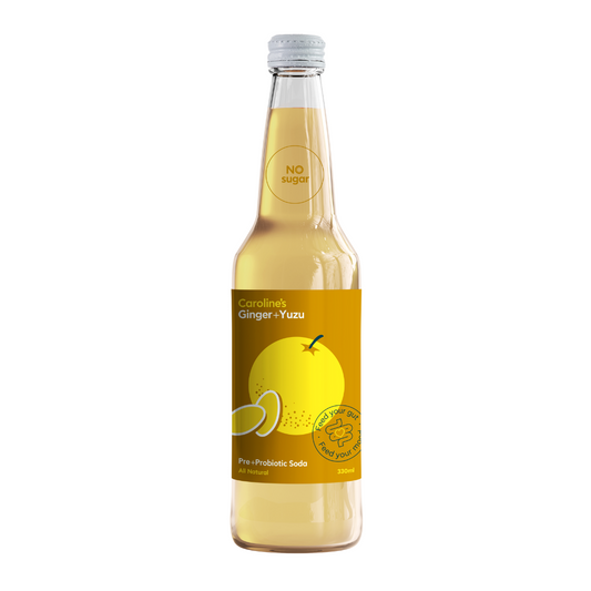 Caroline’s Ginger Yuzu Pre + Probiotic Soda