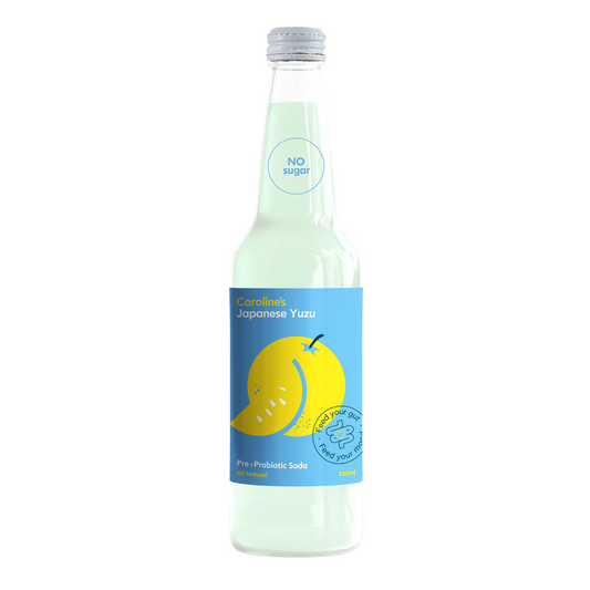 Caroline’s Japanese Yuzu Pre + Probiotic Soda
