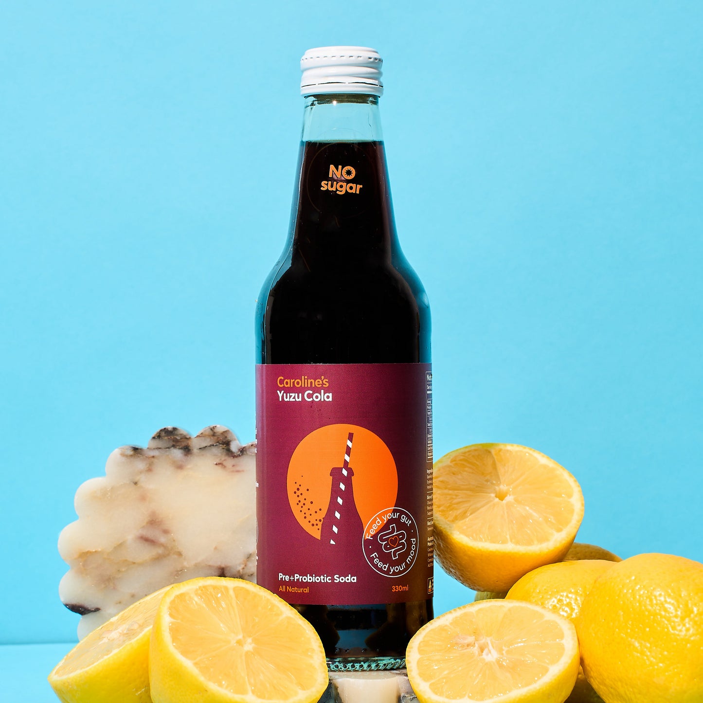 Caroline’s Yuzu Cola Pre + Probiotic Soda