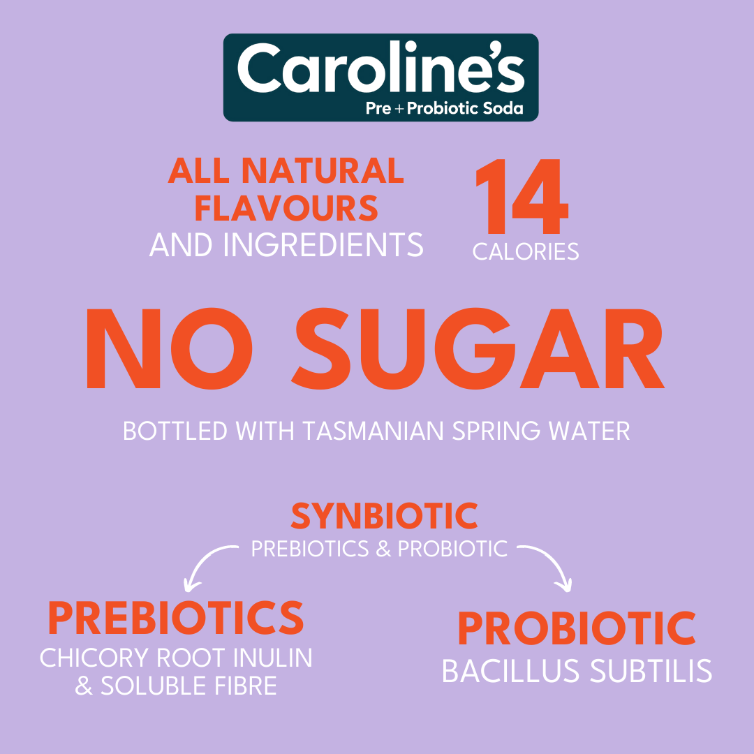 Caroline’s Passionfruit Pre + Probiotic Soda