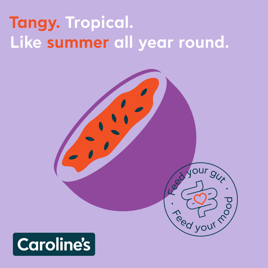 Caroline’s Passionfruit Pre + Probiotic Soda