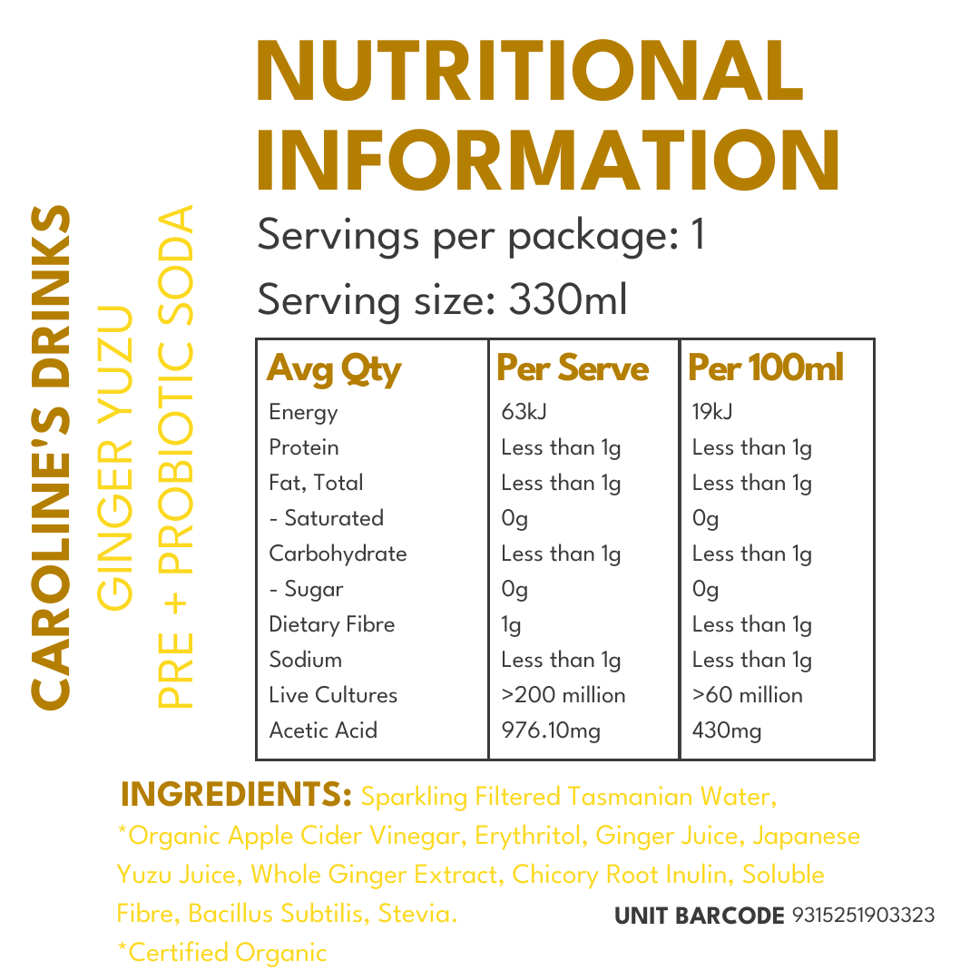 Caroline's Pre + Probiotic Soda - Mixed Pack