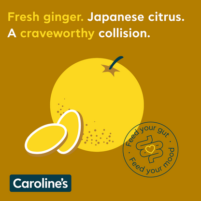 Caroline’s Ginger Yuzu Pre + Probiotic Soda