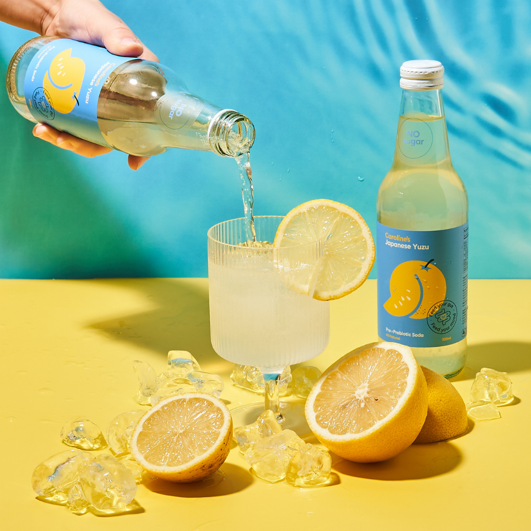 Caroline’s Japanese Yuzu Pre + Probiotic Soda