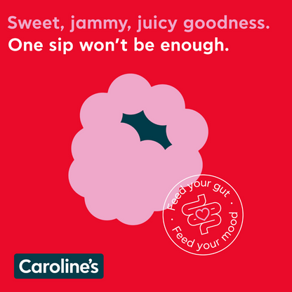 Caroline’s Ripe Raspberry Pre + Probiotic Soda