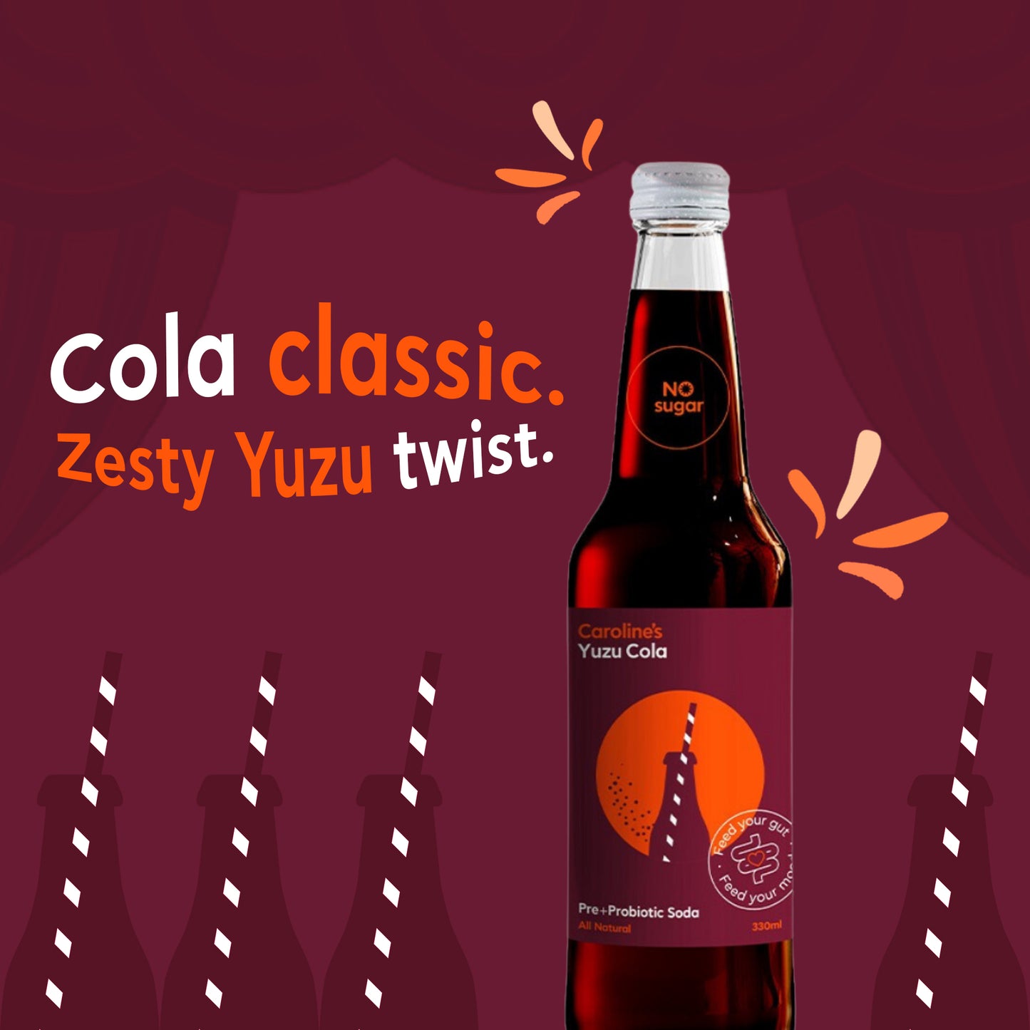 Caroline's Pre + Probiotic Soda - Yuzu Bundle