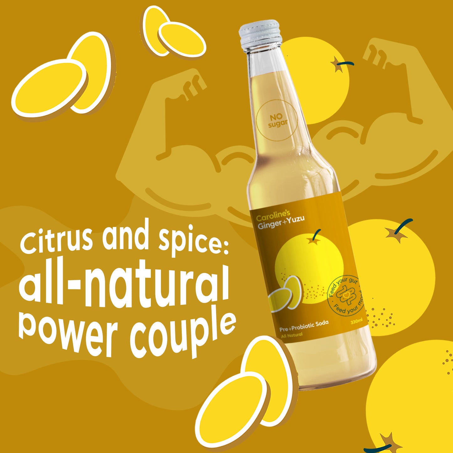 Caroline's Pre + Probiotic Soda - Yuzu Bundle
