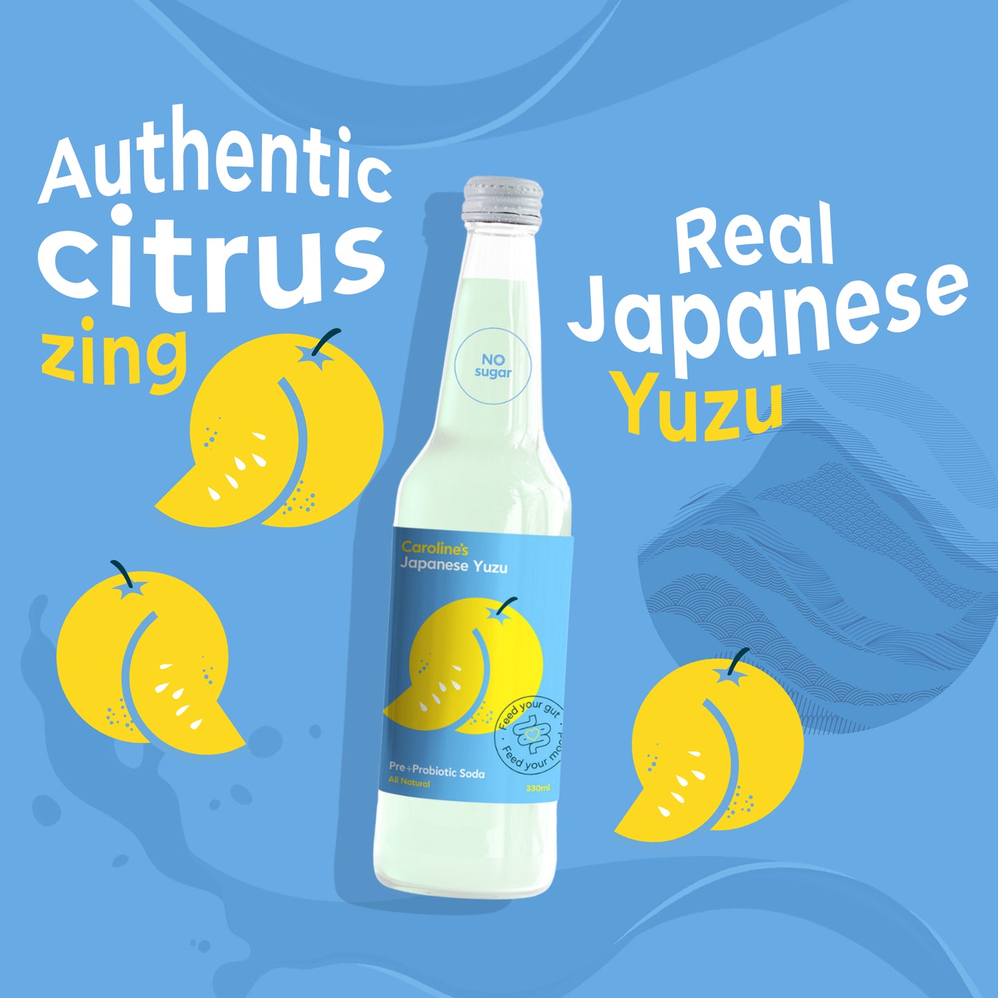 Caroline's Pre + Probiotic Soda - Yuzu Bundle